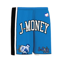MAGIC STARS BASKETBALL MONEY SHORTS (BLUE)