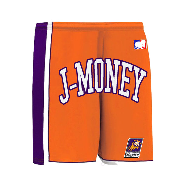 HIGH DESERT BASKETBALL MONEY SHORTS (ORANGE)