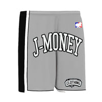 RIVER CITY BASKETBALL MONEY SHORTS (GREY)