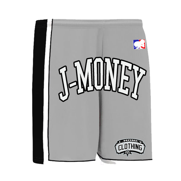 RIVER CITY BASKETBALL MONEY SHORTS (GREY)