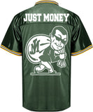 GREEN BAY CHEESE MONEY MAN FOOTBALL JERSEY (GREEN)