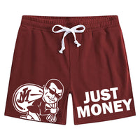 THE MONEY SHORTS (WINE RED)