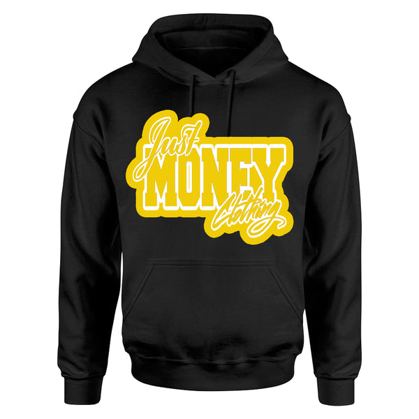 JUST MONEY HOODIE (BLACK/GOLD FOIL)