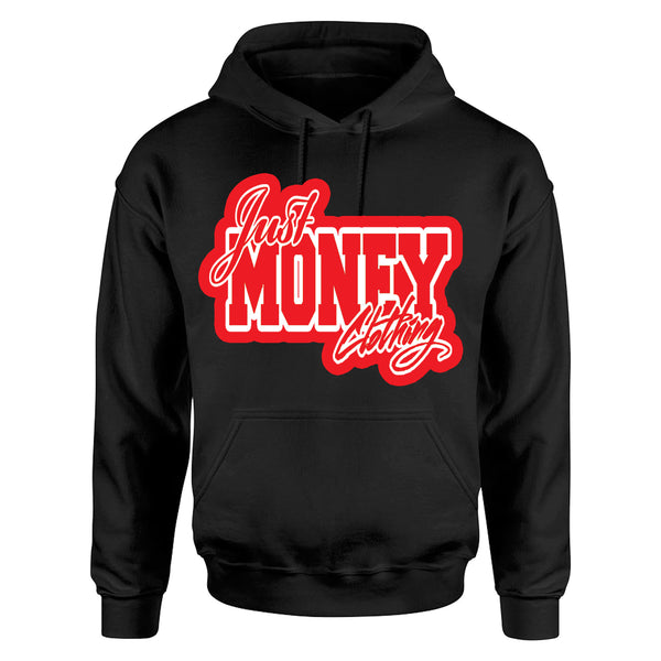 JUST MONEY HOODIE (BLACK/RED)
