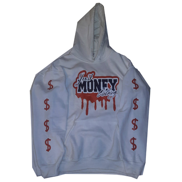 JUST MONEY DRIPPING HOODIE (RED)