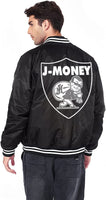 VIVA LAS VEGAS MONEY MAN VARSITY JACKET (BLACK)