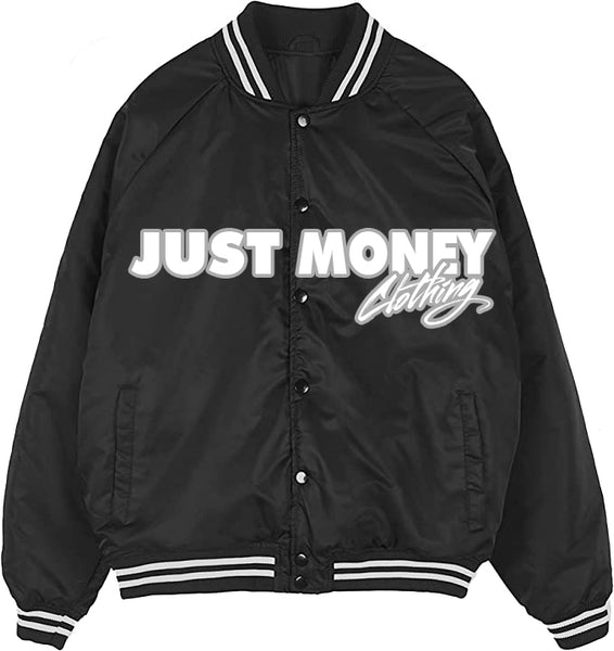 VIVA LAS VEGAS MONEY MAN VARSITY JACKET (BLACK)
