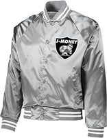 VIVA LAS VEGAS MONEY MAN VARSITY JACKET (GREY)
