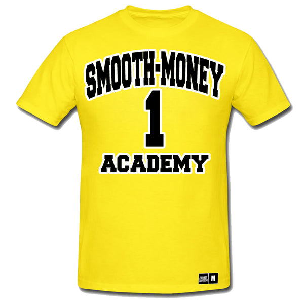 SMOOTH MONEY ACADEMY T-SHIRT (YELLOW)