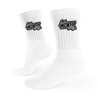 JUST MONEY SOCKS (WHITE)