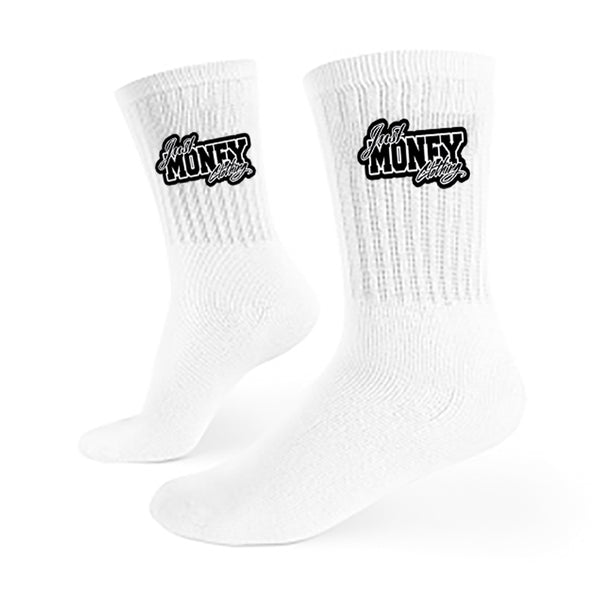 JUST MONEY SOCKS (WHITE)