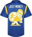 WE RUN LA MONEY MAN FOOTBALL JERSEY (BLUE)