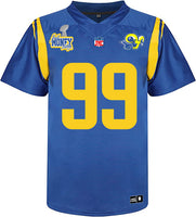 WE RUN LA MONEY MAN FOOTBALL JERSEY (BLUE)