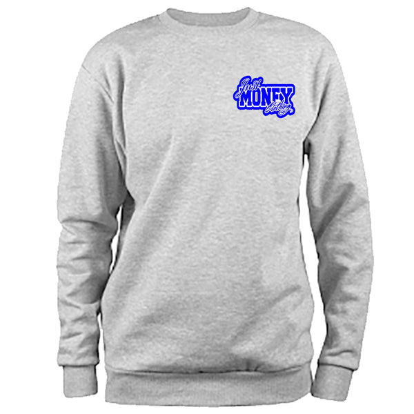 JUST MONEY SWEATSHIRT (GREY/BLUE)