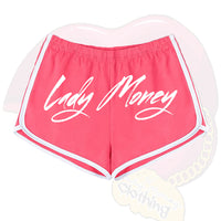 KISS MY LIPS BOOTY SHORTS (WATERMELON RED)