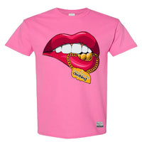 LADY MONEY CHAIN LIPS (PINK)