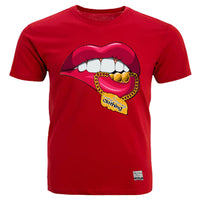 LADY MONEY CHAIN LIPS (RED)