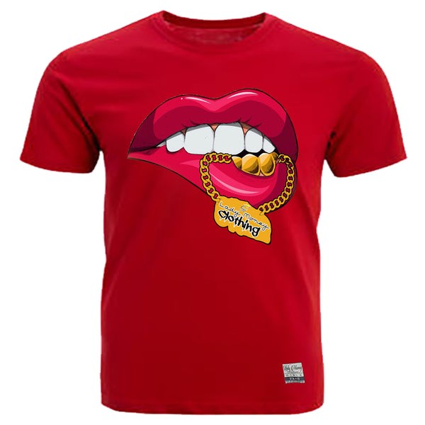 LADY MONEY CHAIN LIPS (RED)