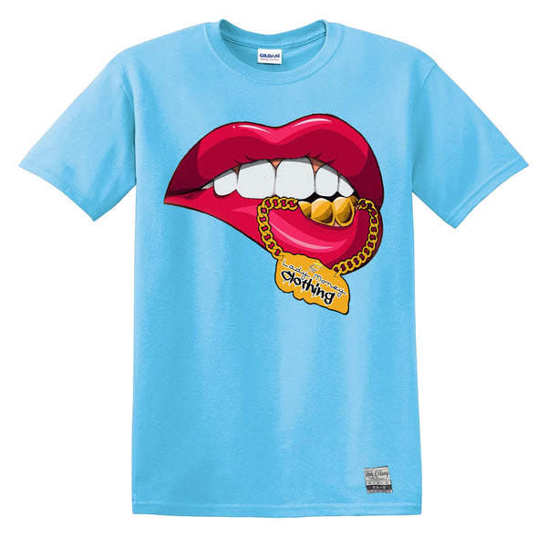 LADY MONEY CHAIN LIPS (SKY)