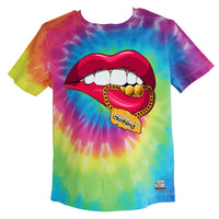 LADY MONEY CHAIN LIPS (TYE DYE)