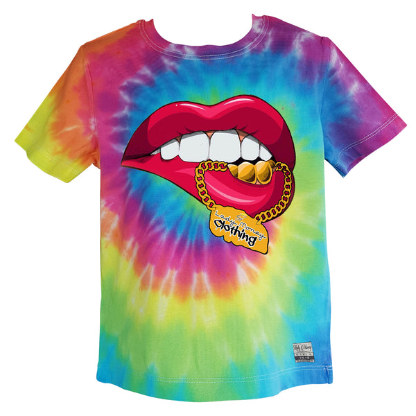 LADY MONEY CHAIN LIPS (TYE DYE)