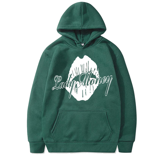CLASSIC MONEY LIPS HOODIE (GREEN)