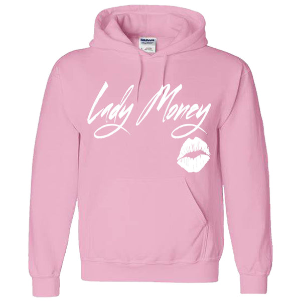 PRETTY MONEY LIPS HOODIE (PINK)