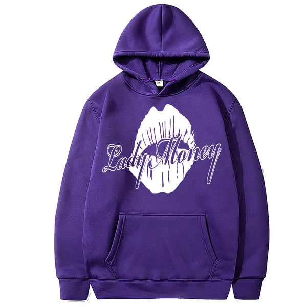 CLASSIC MONEY LIPS HOODIE (PURPLE)