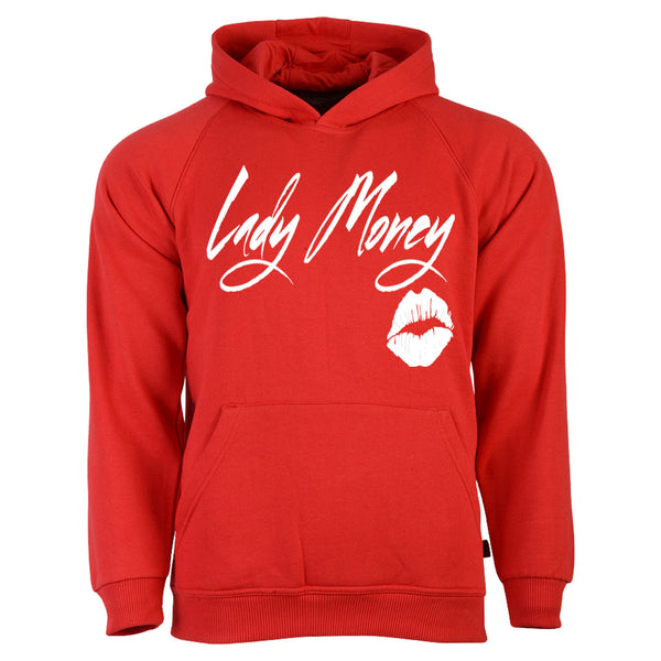 PRETTY MONEY LIPS HOODIE (RED)