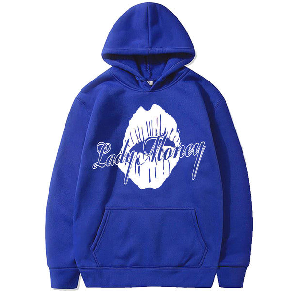 CLASSIC MONEY LIPS HOODIE (BLUE)