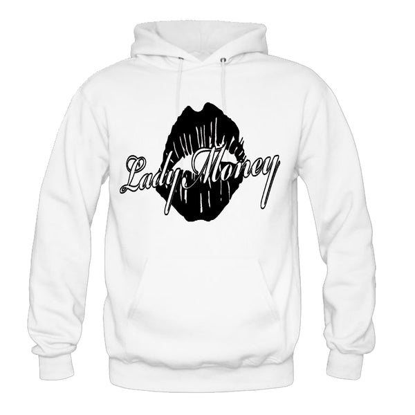CLASSIC MONEY LIPS HOODIE (WHITE)