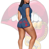 LADY MONEY SUMMER MONEY OUTFIT (DARK BLUE)