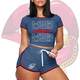 LADY MONEY SUMMER MONEY OUTFIT (BLUE)