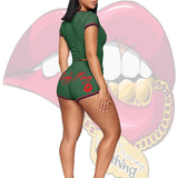 LADY MONEY SUMMER MONEY OUTFIT (GREEN)