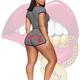 LADY MONEY SUMMER MONEY OUTFIT (GREY)