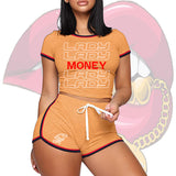 LADY MONEY SUMMER MONEY OUTFIT (LIGHT ORANGE)
