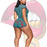 LADY MONEY SUMMER MONEY OUTFIT (PINE GREEN)