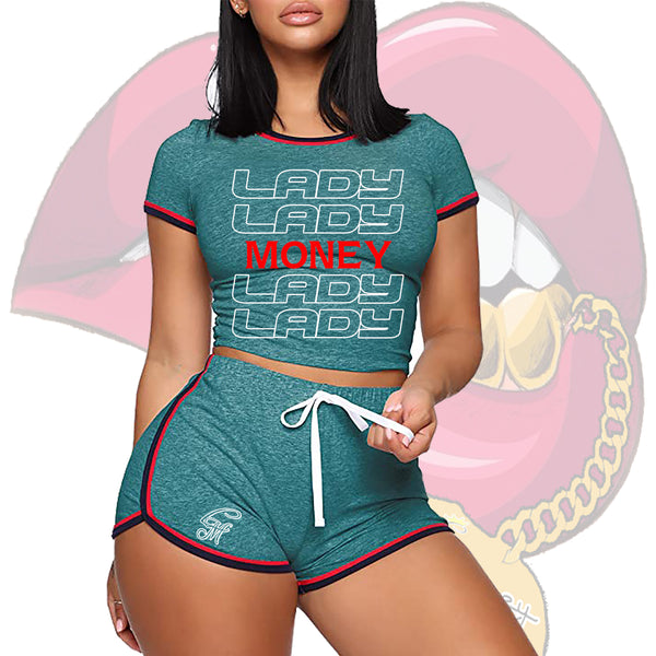 LADY MONEY SUMMER MONEY OUTFIT (PINE GREEN)