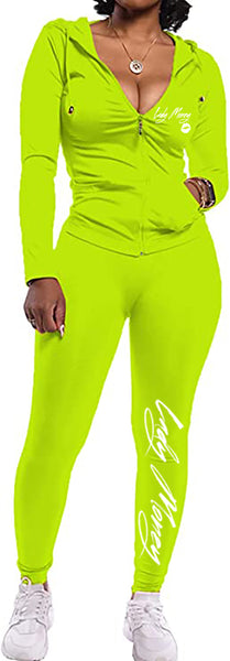 MONEY TRACKSUIT SET (LIME)