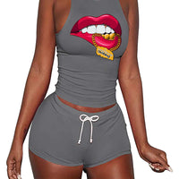 LADY MONEY LIPS COMBO SET (DARK GREY)
