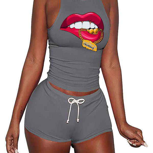 LADY MONEY LIPS COMBO SET (DARK GREY)