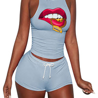 LADY MONEY LIPS COMBO SET (LIGHT BLUE)