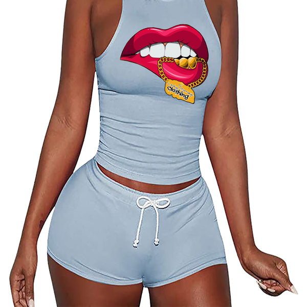 LADY MONEY LIPS COMBO SET (LIGHT BLUE)