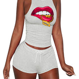 LADY MONEY LIPS COMBO SET (LIGHT GREY)
