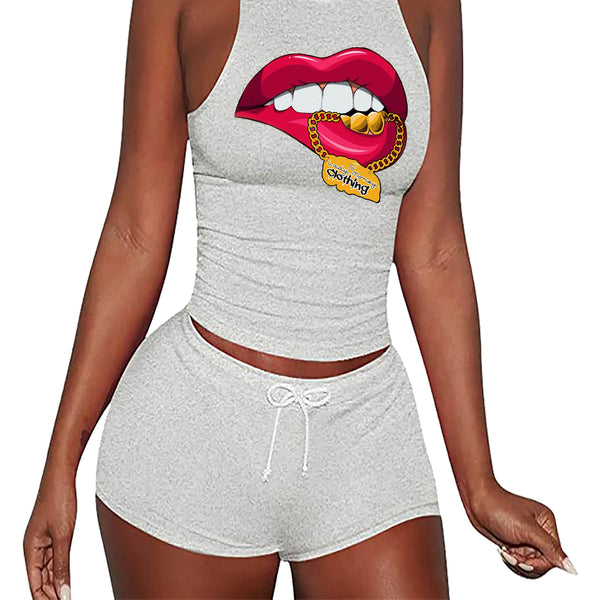 LADY MONEY LIPS COMBO SET (LIGHT GREY)