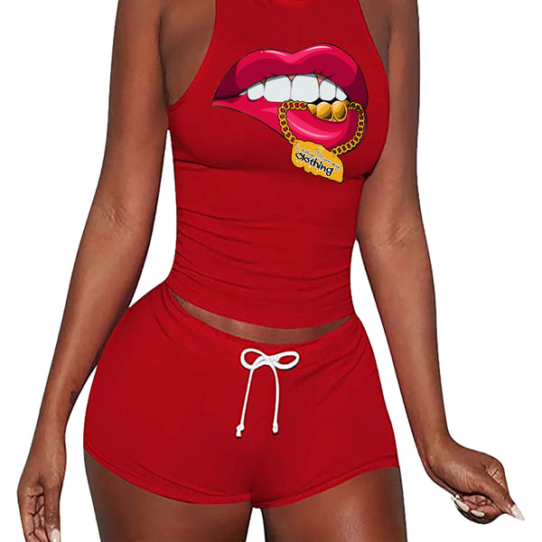 LADY MONEY LIPS COMBO SET (RED)