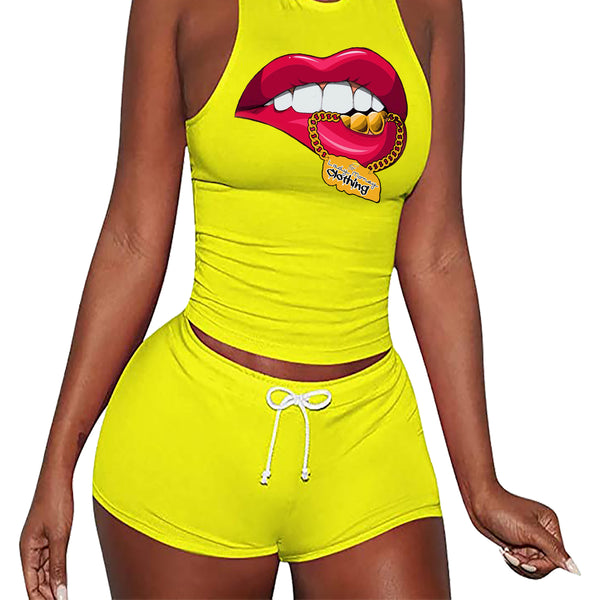 LADY MONEY LIPS COMBO SET (YELLOW)