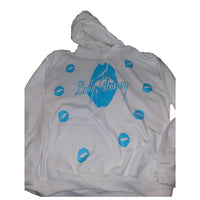 LADY MONEY LIPS IN THE AIR HOODIE (SKY)
