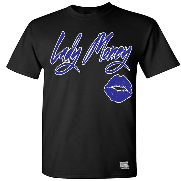 PRETTY LIPS MONEY (BLACK/ROYAL BLUE)