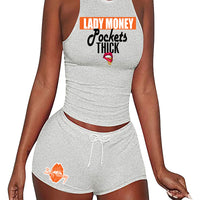 SIMPLY THICK MONEY (LIGHT GREY /YELLOW OR ORANGE)